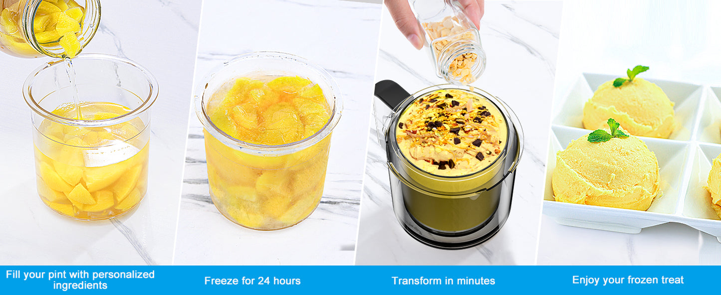 GoMaihe Containers Replacement for Ninja Creami Pints