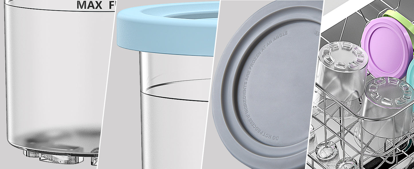 GoMaihe Containers Replacement for Ninja Creami Pints