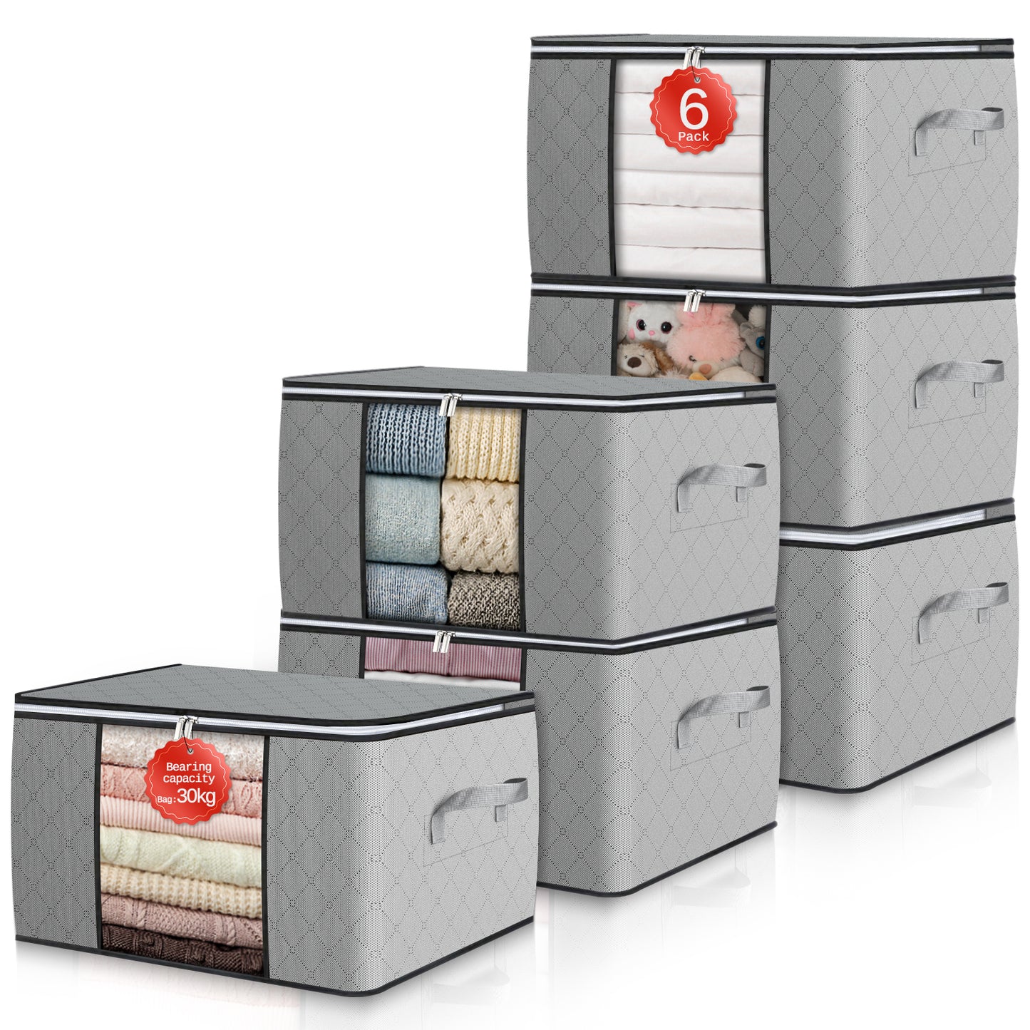 GoMaihe Clothes Storage Bags 60L 90L 120L