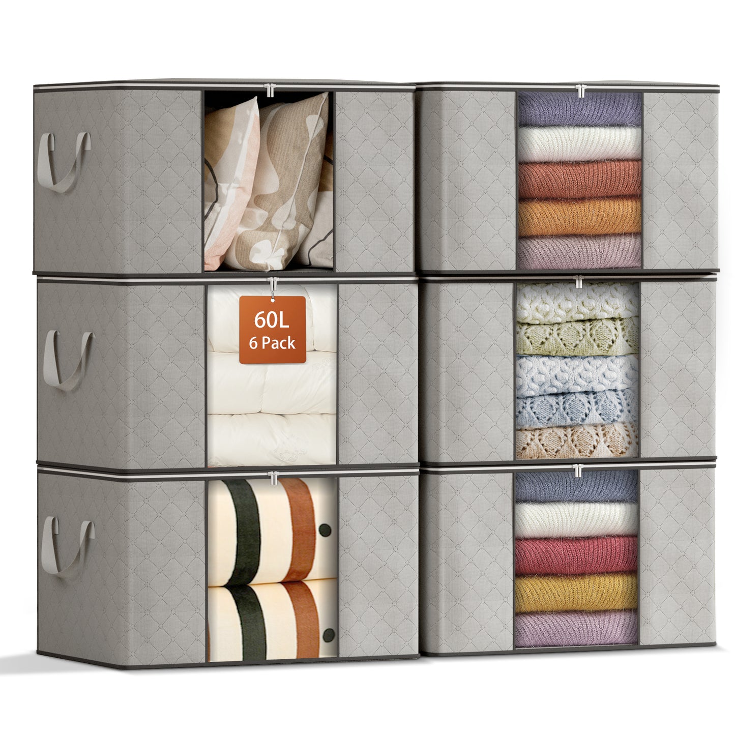 GoMaihe Clothes Storage Bags 60L 90L 120L