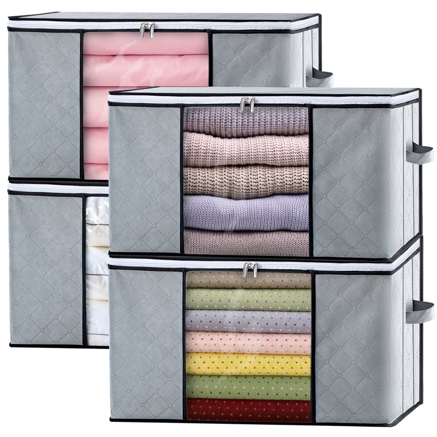 GoMaihe Clothes Storage Bags 60L 90L 120L