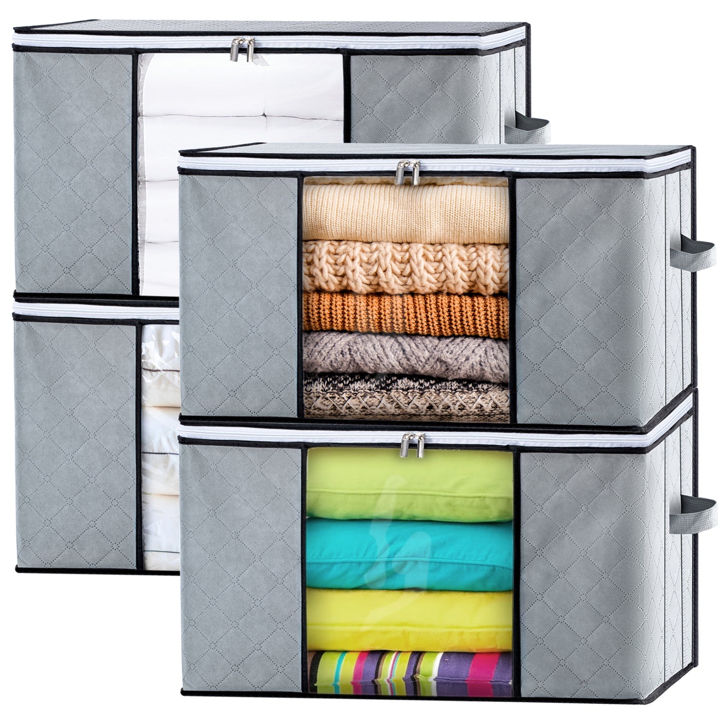 GoMaihe Clothes Storage Bags 60L 90L 120L