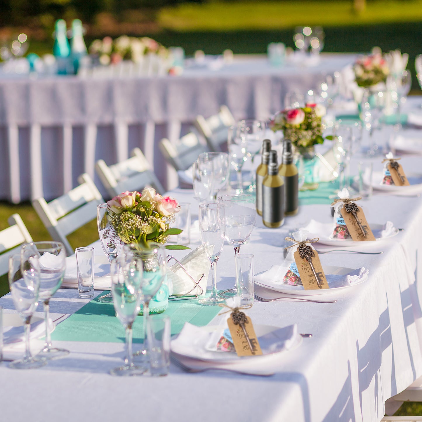 Key Bottle Openers, Wedding Table Decorations