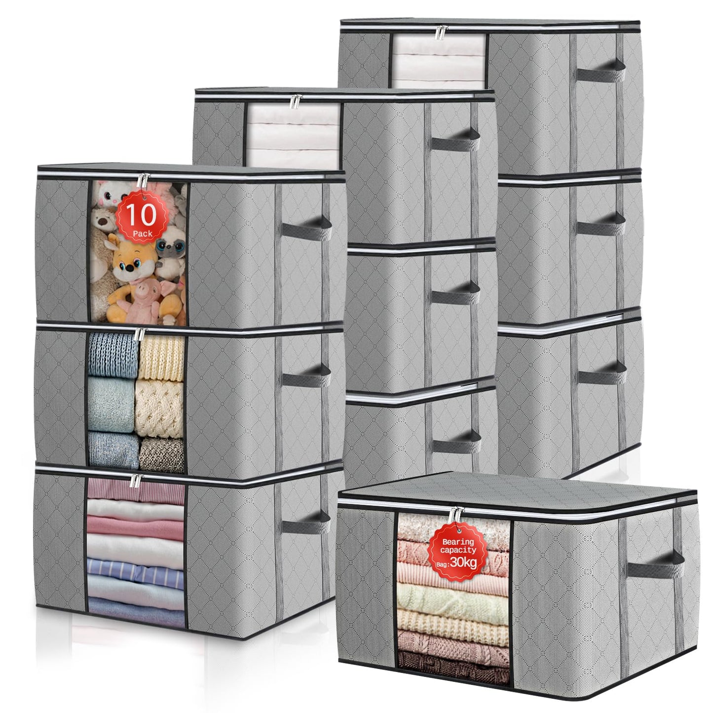 GoMaihe Kleideraufbewahrungsbeutel, 6er-Pack