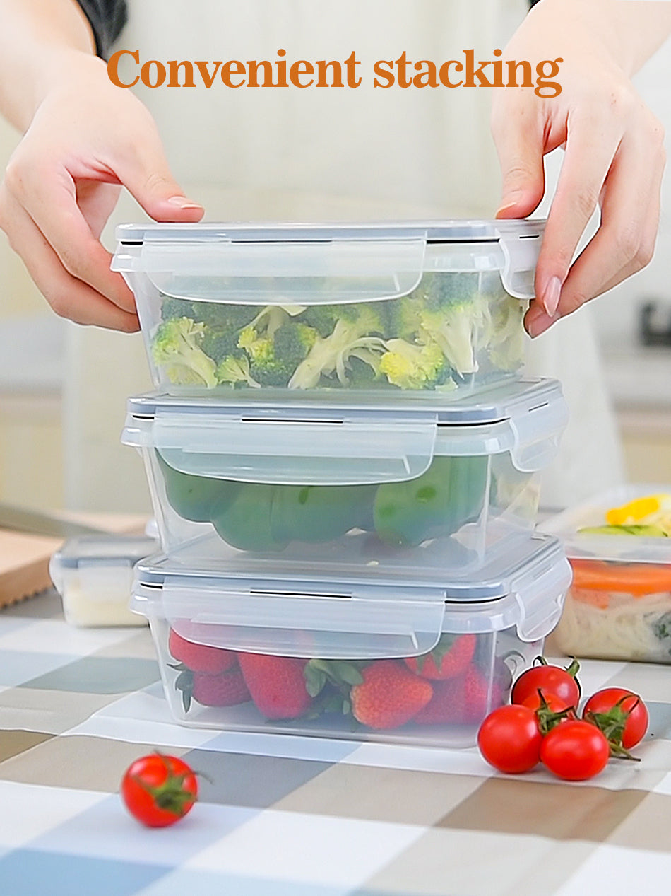 GoMaihe Food Storage Containers with Lids 13 Pack for Kitchen Storage & Organization, Microwave and Freezer Safe, BPA Free, Plastic