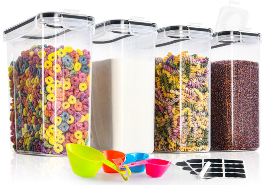 GoMaihe 4L Cereal Storage Containers Set of 4