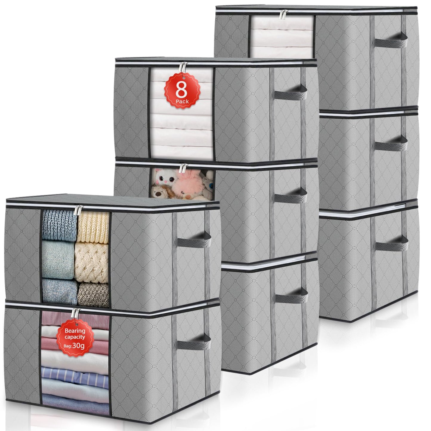 GoMaihe Kleideraufbewahrungsbeutel, 6er-Pack