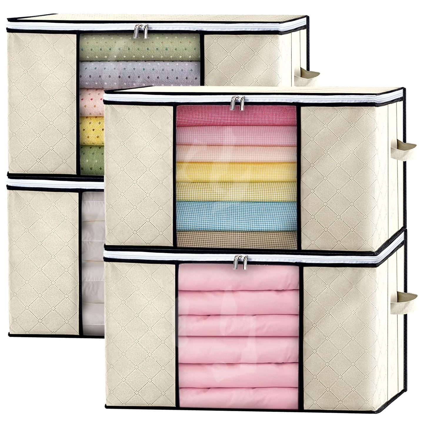 Lot de 4 sacs de rangement GoMaihe